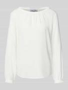 Blouseshirt met viscose en ruches