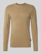 Regular fit gebreide pullover met ronde hals, model 'Heine'