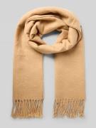 Sjaal met viscose en koordjes