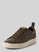 Lage sneakers in leerlook, model 'MORRIE'