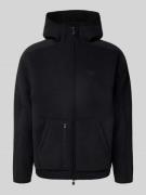 Regular fit sweatjack met capuchon, model 'SW_HOLE19 SNUGGEL'