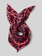 Zijden sjaal met omzoomde boorden