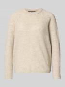 Gebreide pullover met ronde hals, model 'Tammy'