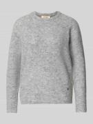 Gebreide pullover met ronde hals, model 'Tammy'