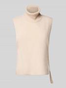 Gebreide spencer met kasjmier en col