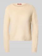 Regular fit gebreide pullover met mohair, model 'ACETO'