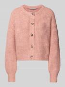 Regular fit gebreid jack met ronde hals