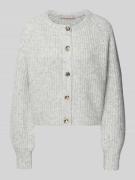 Regular fit gebreid jack met ronde hals