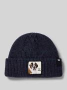 Beanie met motiefpatch, model 'THE TOP BEANI'
