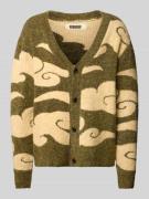 Gebreid jack met V-hals