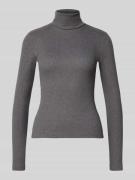 Slim fit shirt met lange mouwen en katoen, model 'CHLOE'