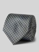 Zijden stropdas met statementpatch (7 cm)