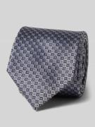 Zijden stropdas met statementpatch (7 cm)