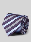 Zijden stropdas met statementpatch (7 cm)