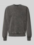 Relaxed fit sweatshirt met statementstitching, model 'Axiom'