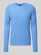 Gebreide pullover van kasjmier met ronde hals