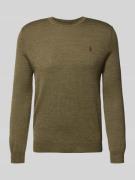 Gebreide pullover van merinowol