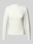 Slim fit shirt met lange mouwen en viscose, model 'LEMMA'