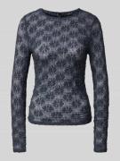 Slim fit shirt met lange mouwen van katoenmix, model 'LOLA'