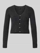 Slim fit ribgebreid jack, model 'RICA LIFE'