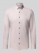 Slim fit zakelijk overhemd met kentkraag