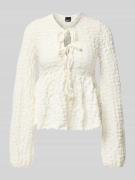 Shirt met lange mouwen en V-hals