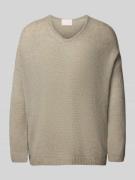 Gebreide pullover van een mix van kasjmier en zijde