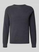 Gebreide pullover met ronde hals, model 'DANTE'