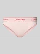 Slip met elastische band en labeldetails