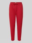 Joggingbroek met verkorte pasvorm en elastische band