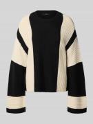 Regular fit gebreide pullover van katoenmix, model 'GIGI'