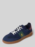 Sneakers met logostitching, model 'Aera'