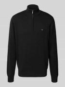 Gebreide pullover met schipperskraag