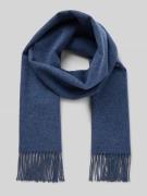 Wollen sjaal met franjes