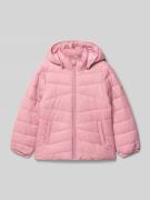 Gewatteerd jack met capuchon, model 'MARBLE'