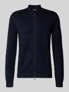 Slim fit gebreid jack van wolmix