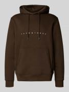 Hoodie met labelprint