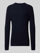 Gebreide pullover met ronde hals