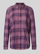 Relaxed fit overhemdblouse met borstzak