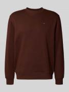 Regular fit sweatshirt van katoenmix