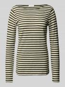 Slim fit shirt met lange mouwen van puur katoen