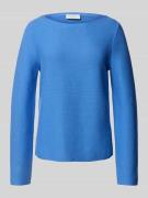 Regular fit gebreide pullover van zuiver katoen