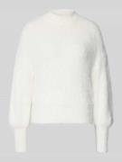 Gebreide pullover met ribboorden, model 'KEYLA'