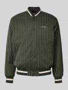 Bomberjack met labelstitching, model 'Varsity Tech'