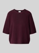 Gebreide pullover met 3/4-mouwen