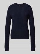 Regular fit gebreide pullover van viscosemix, model 'FIA'