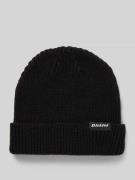 Beanie met labeldetail