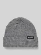 Beanie met labeldetail