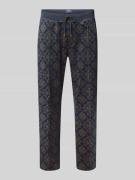 Joggingbroek met elastische band en tunnelkoord