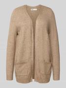 Regular fit cardigan van viscosemix, model 'LESLY'